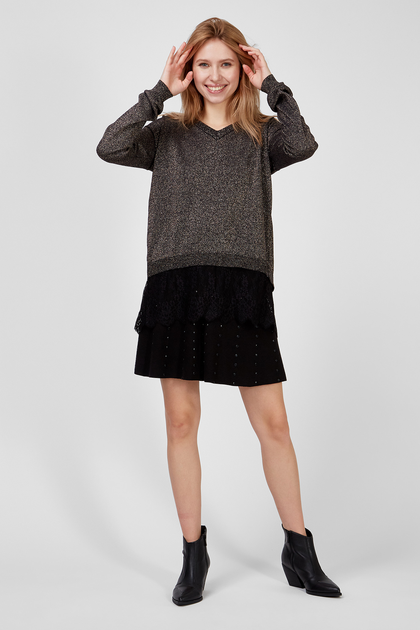 Silvian-Heach-Pulover-Negru-Auriu-Masura-M-SHA20041-3